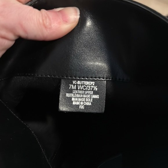 Vince Camuto Buttercup Collab Knee High Boots Size 7 Wide Calf - Picture 7 of 8